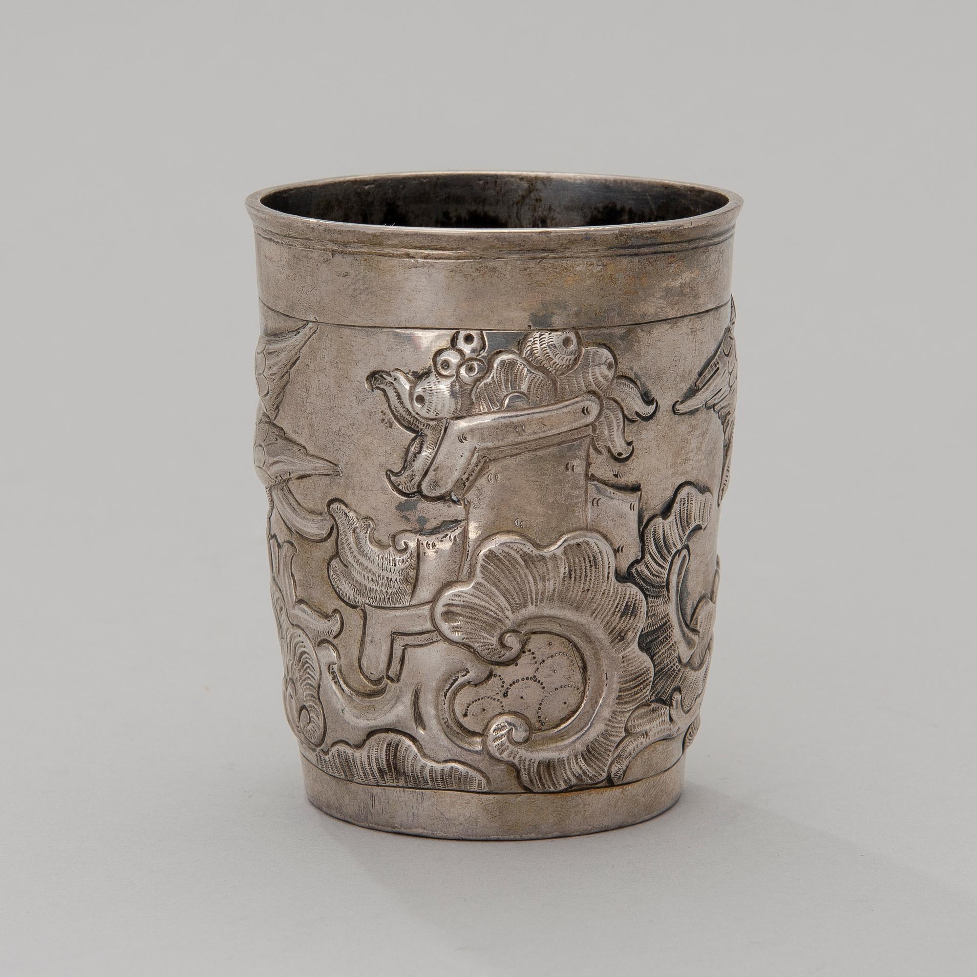 RYSK SILVERBÄGARE, Moskva 1779.