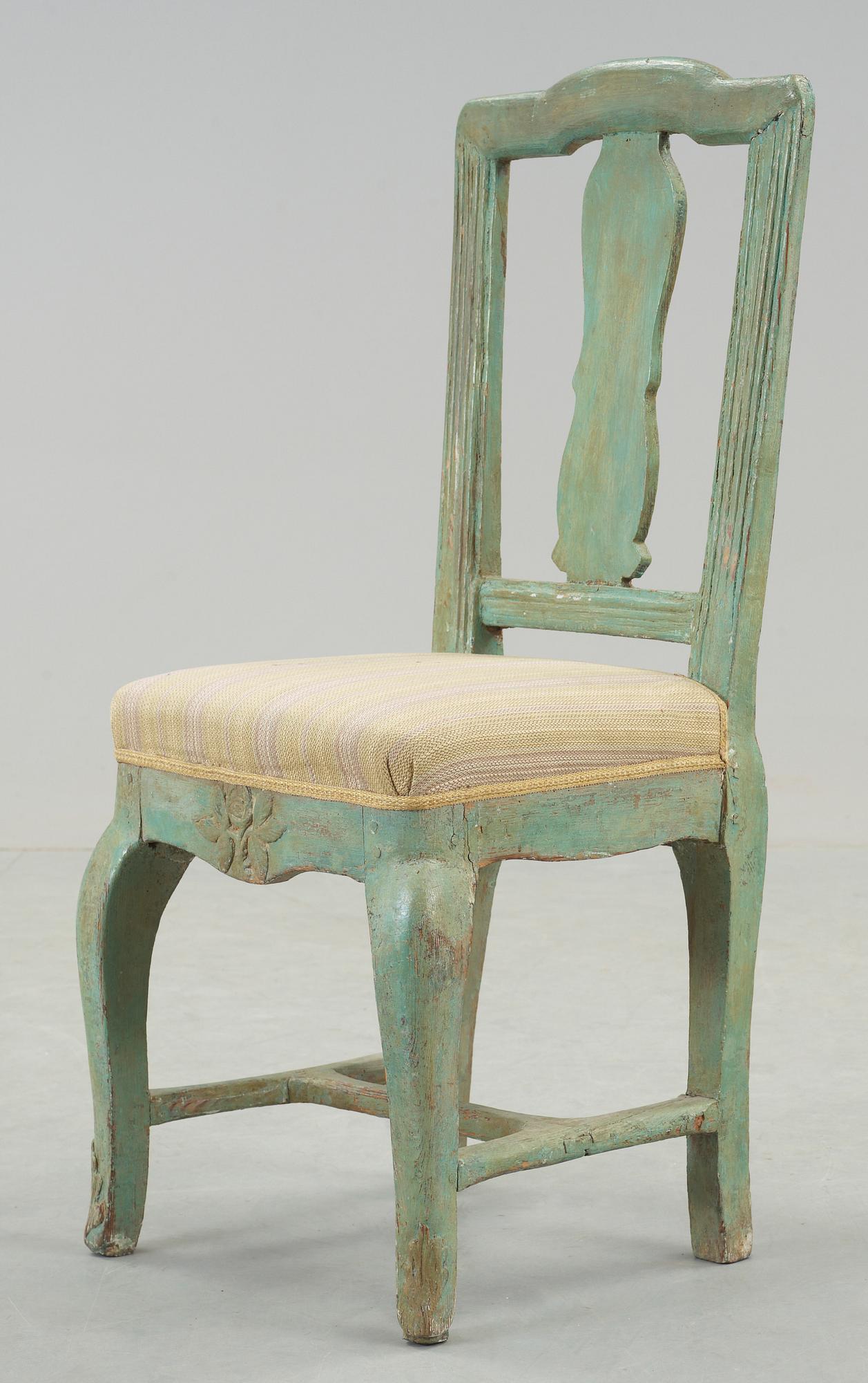 STOL, senbarock, 1700-tal.