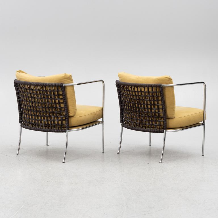 Piero Lissoni, fåtöljer, ett par, "Café", Living Divani, Italien.