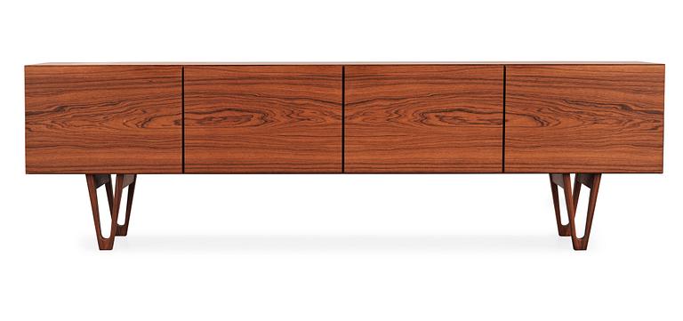 Ib Kofod Larsen, a palisander sideboard, Säffle, Sweden 1960's.