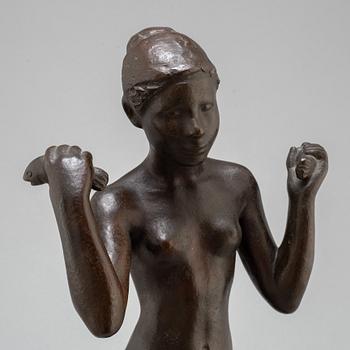 ANSGAR ALMQUIST, sculpture, bronze, signad AA and dated -60 1/8.