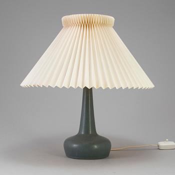 A Palshus stoneware table light for Le Klint, Denmark.