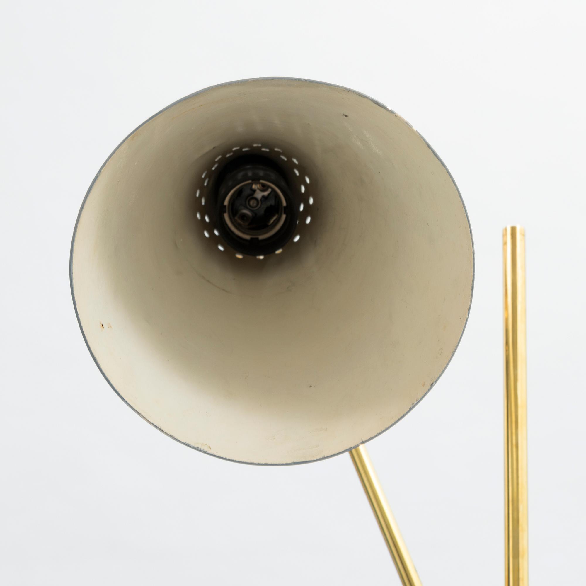 TAPIO WIRKKALA, A mid-20th century 'K 10-11' floor light for Idman, Finland.