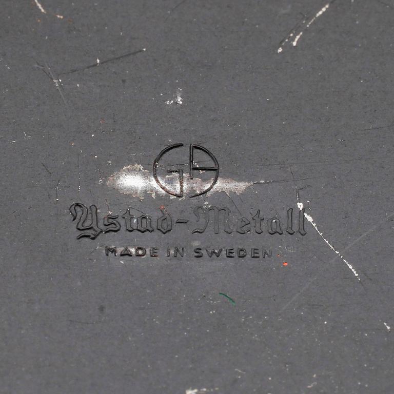 LJUSSTAKE, mässing, Gunnar Ander, Ystad Metall, 1900-talets mitt.