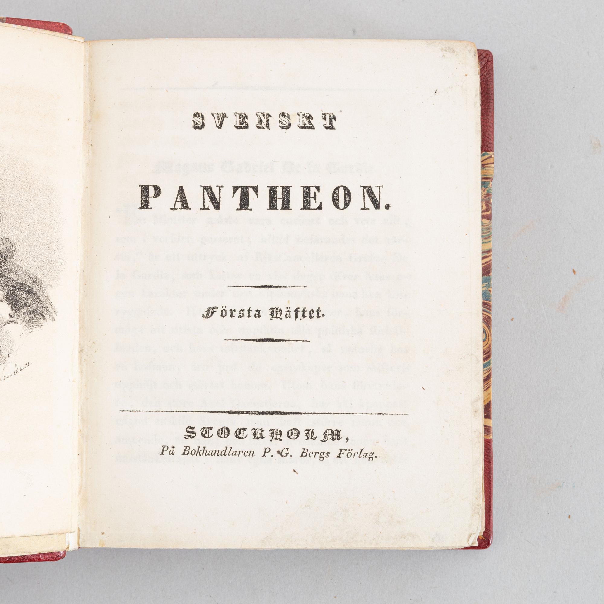 An attractively bound set, with 80 portrait plates, 5 vols.