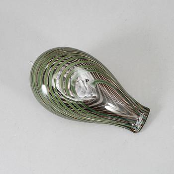 OIVA TOIKKA, a glass bird, Whip Poor Will (Pajusotka) 1991–, signed O. Toikka Nuutajärvi.