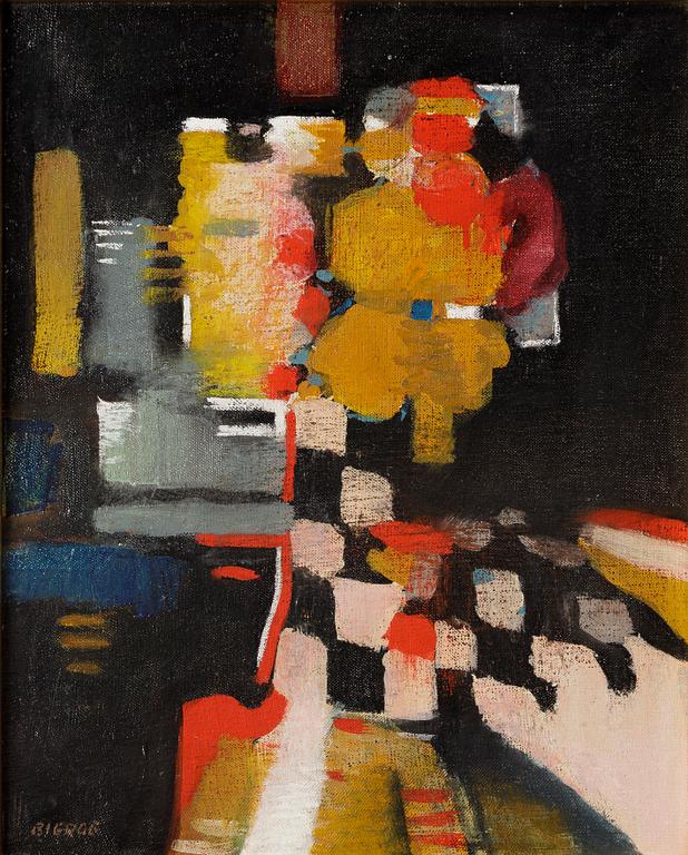 Roland Bierge, "Bouquet au damier".