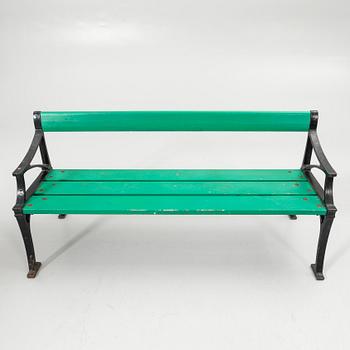 Garden bench, "Tessin", Tierp, Nola Stockholm, 20th century.
