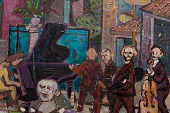 Ildefons Houwalt, oil on canvas signed and dated 1960.