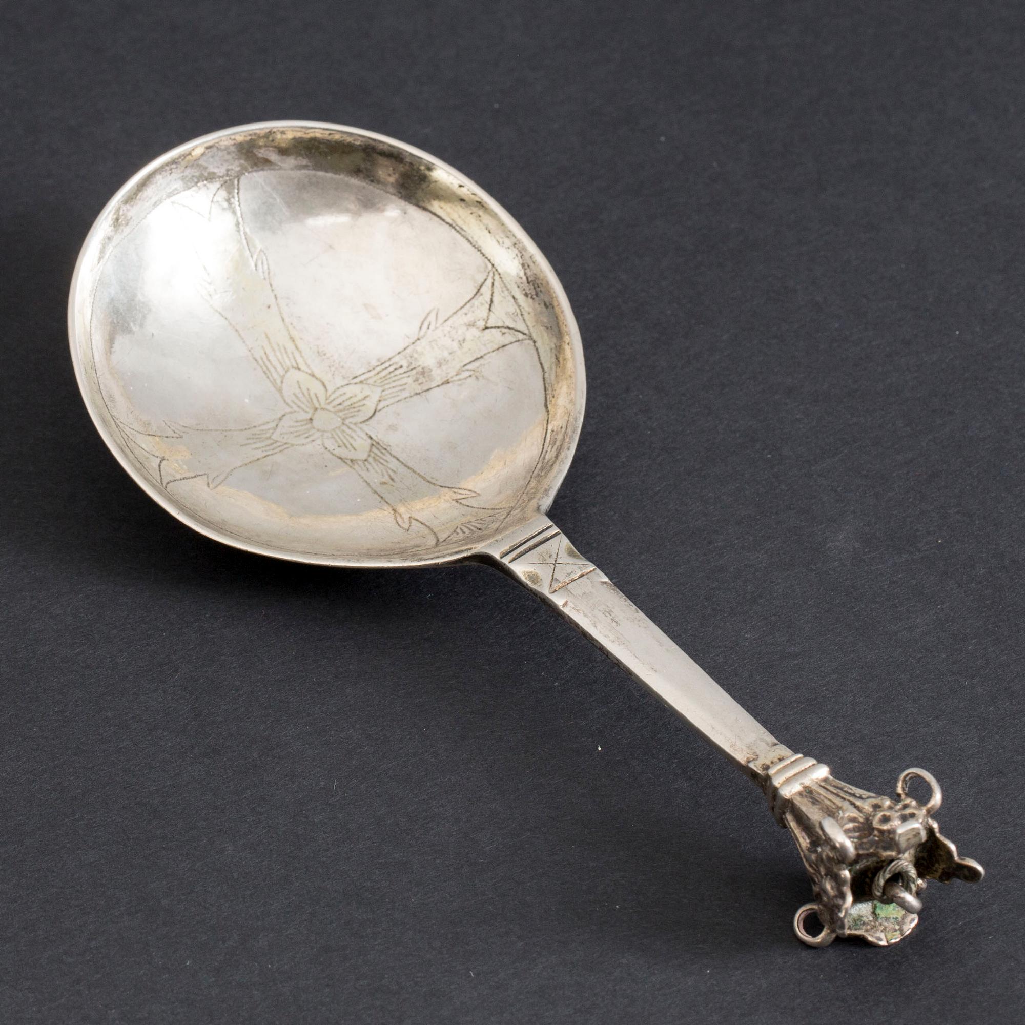 SUPSKED, silver. Jonas Yman, Växjö 1771. Vikt ca 35 gram.