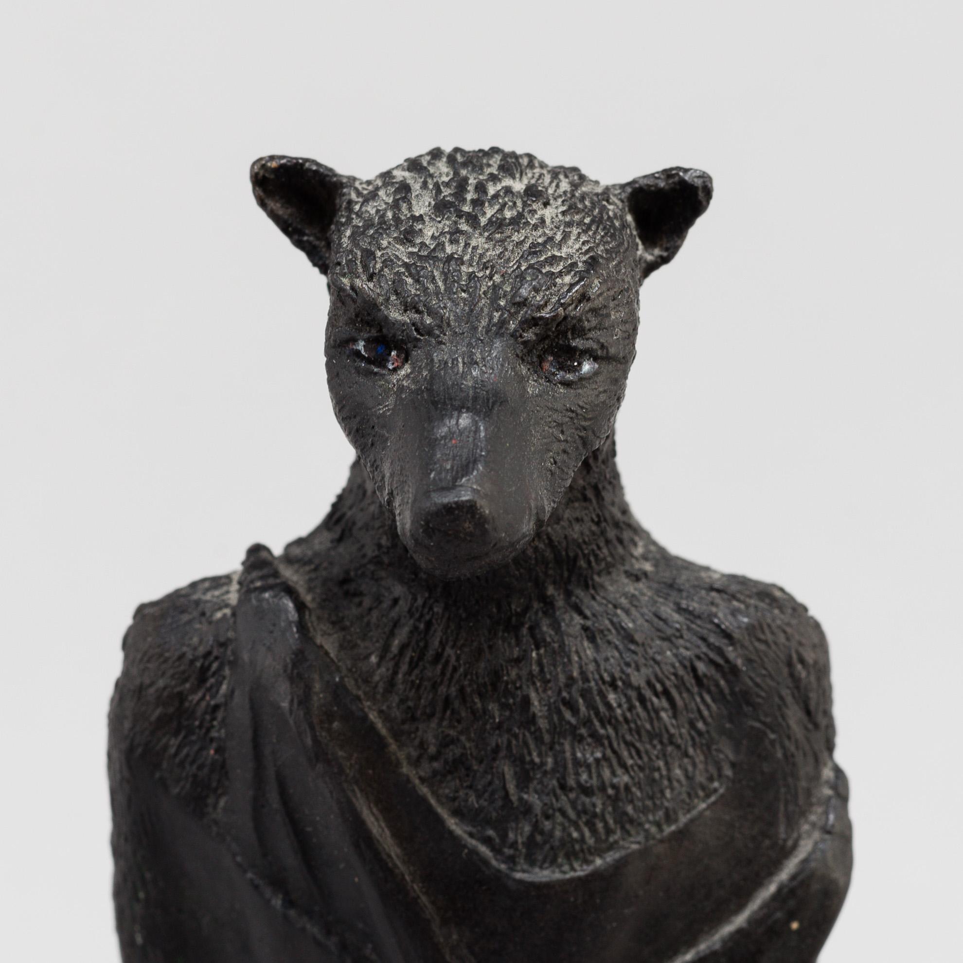 ULLA FRIES, sculpture, patinated bronze, signed Fries and numbered 1/7.