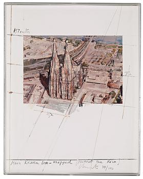 341. Christo & Jeanne-Claude, "Mein Kölner Dom Wrapped, Project for Köln" ur  "Five Urban Projects".