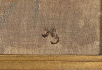 Hugo Zuhr, oil on canvas, signed.