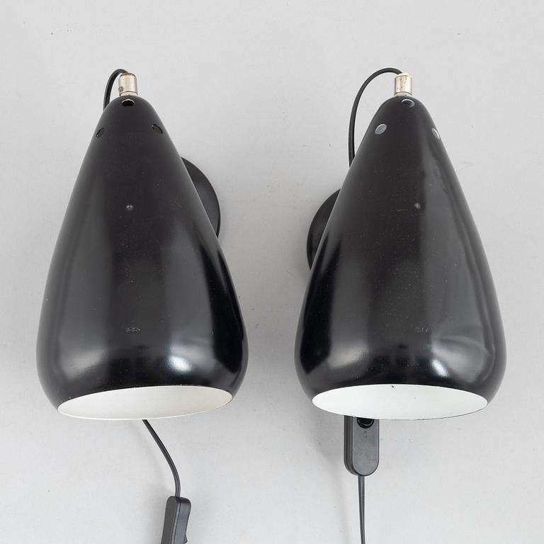 A pair of model 141115-1 'Turbine' lamps, Asea.