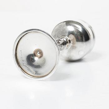 Supkoppar, 6 st, silver, Mappin & Webb, Birmingham, England, 1913-15.