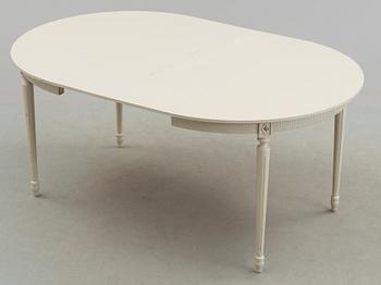 MATSALSGRUPP, 5 delar, gustaviansk stil, 1900-talets mitt.