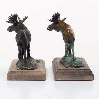 Torbjörn Forsberg, Moose bulls, 2 pcs.