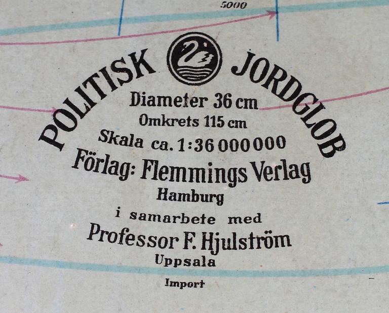 JORDGLOB. 1950-60-tal.
