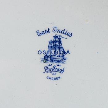 Matservis, porslin, 65 delar, "Ostindia", Rörstrand.