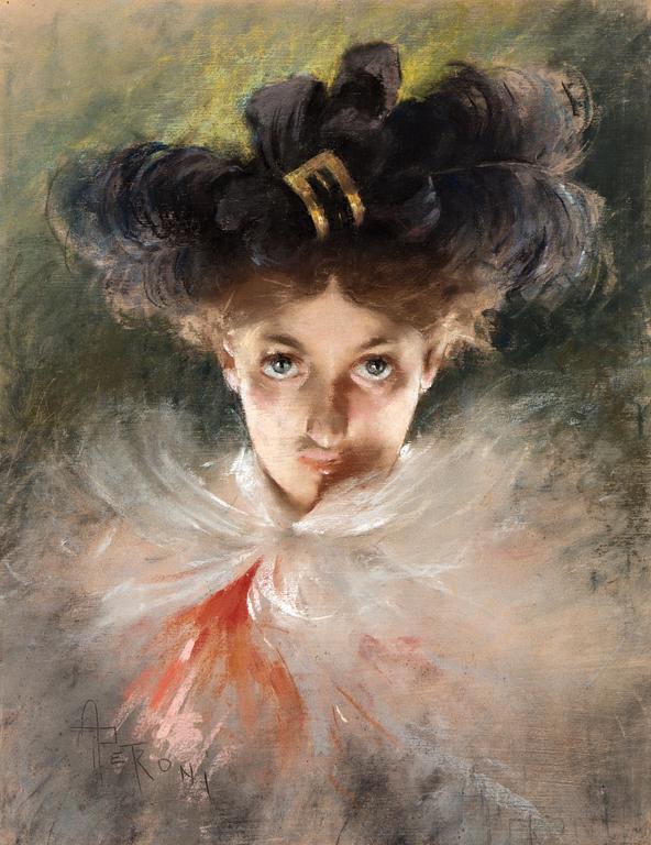 Portrait of a young woman.