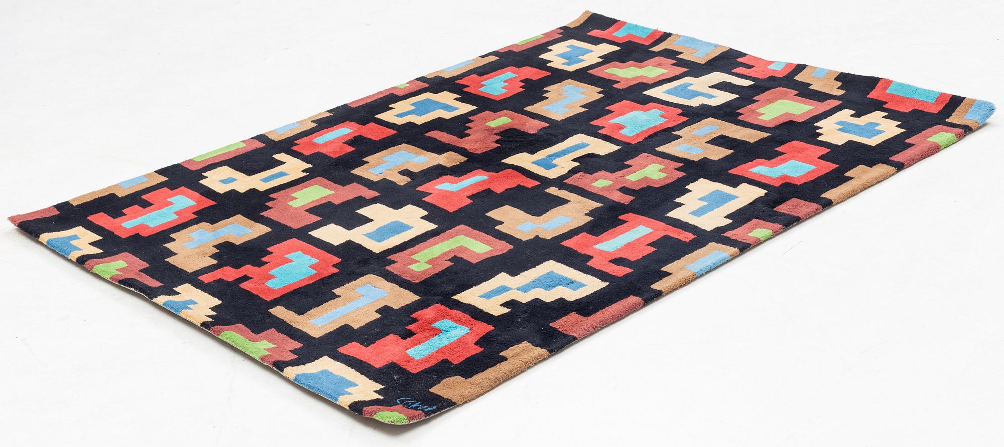 C Göran Karlsson, a rug, untitled, hand tufted, Asplunds, approximately 220 x 162 cm.