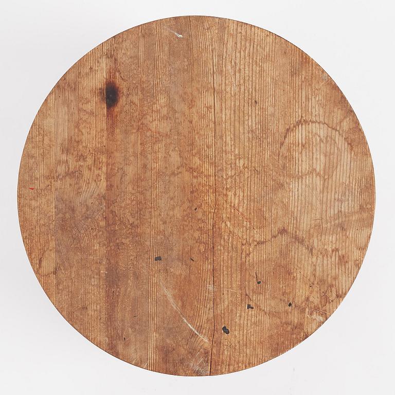 Axel Einar Hjorth, a stained pine "Lovö" table, Nordiska Kompaniet, Sweden, 1930s.