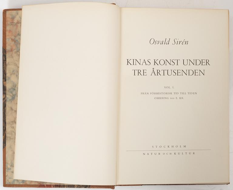 Osvald Sirén, "Chinese Art over Three Millennia", vol I-II, Stockholm 1942 and 1943.