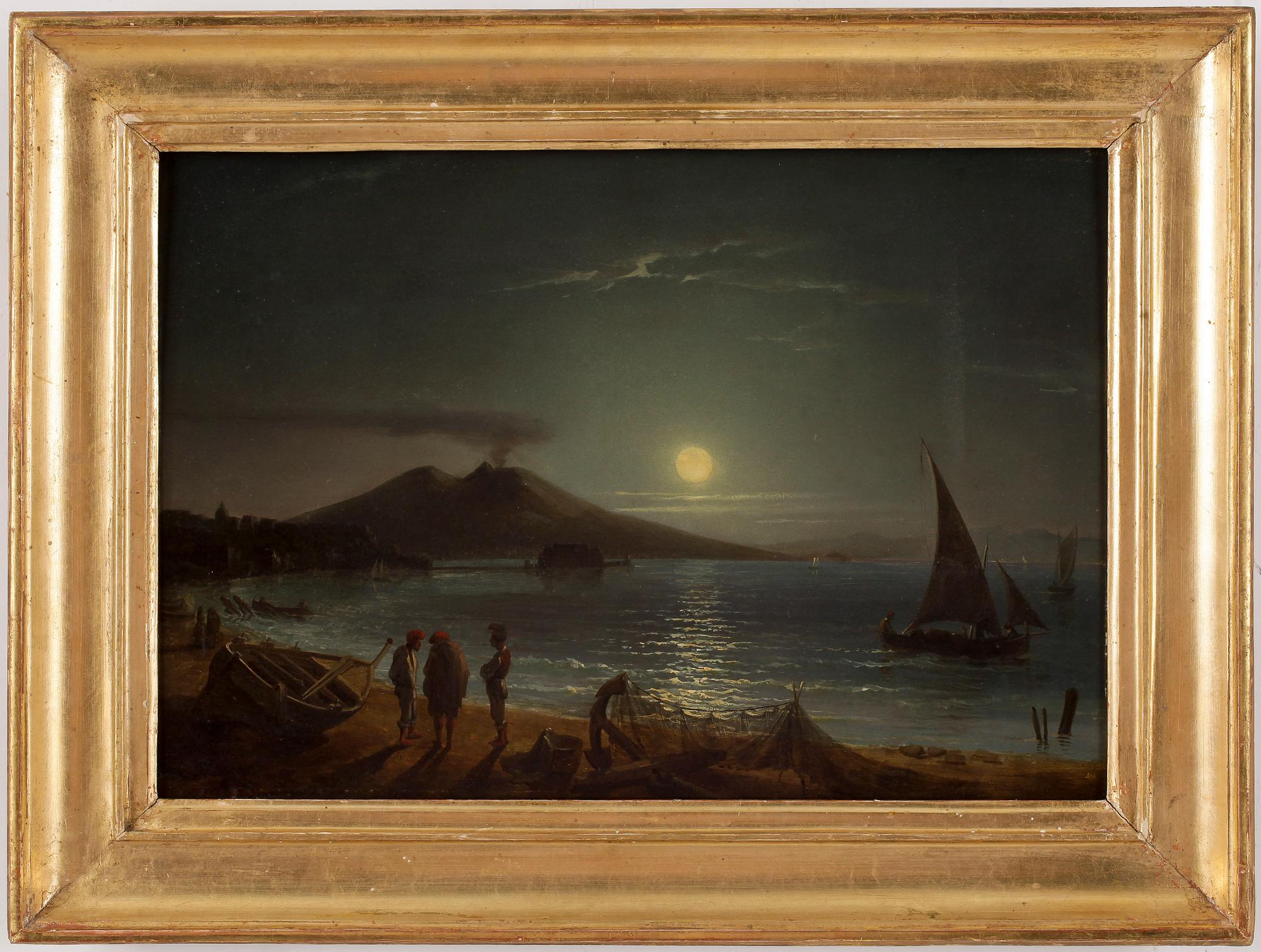 GUSTAF WILHELM PALM, oil on panel. Signed and dated ´G (a palmtree) W Roma 1842´.