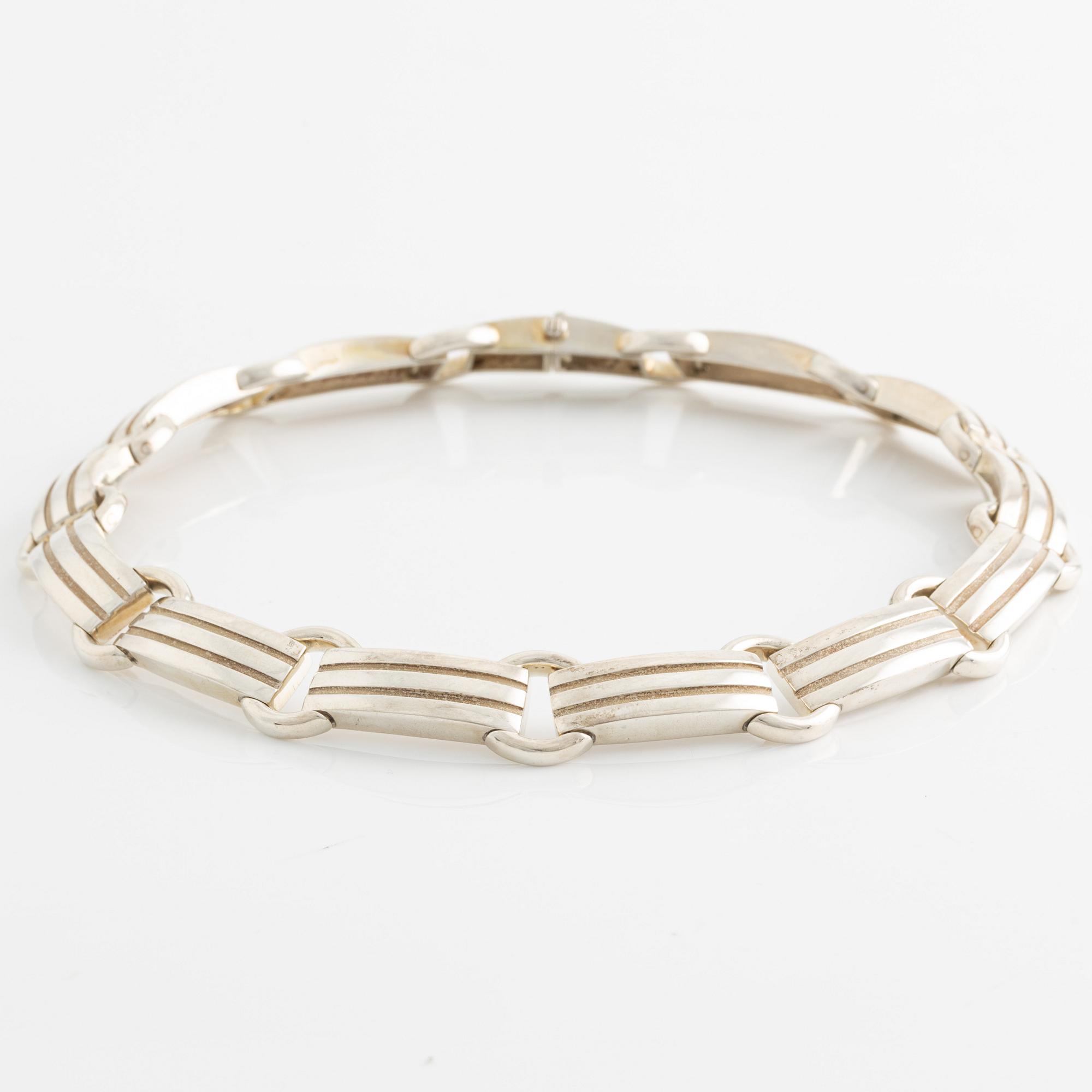 Tiffany & Co, Collier, Atlas Ribbes, silver, 1995,