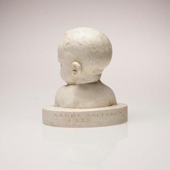 AARRE AALTONEN, skulptur, gips, signerad och daterad 1928 i godset.
