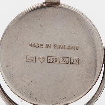 Jorma Laine, hänge, silver och spektrolit, Turun Hopea, Åbo 1973.