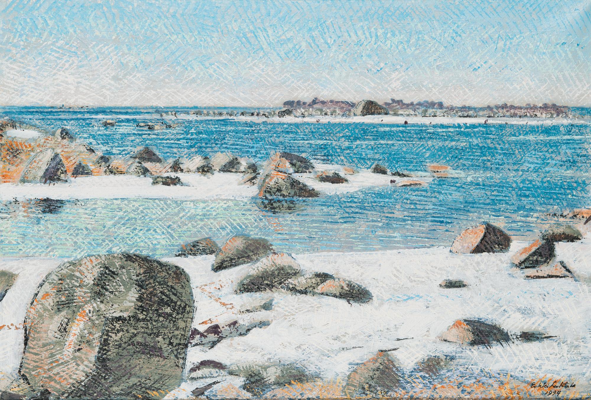 Erkki Luhtala, öljy kankaalle, signeerattu ja päivätty 1994.