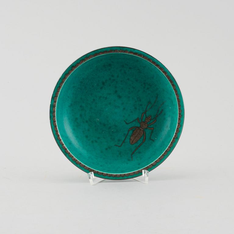 An "Argenta" bowl, designed by Wilhelm Kåge for Gustavsberg 1935.