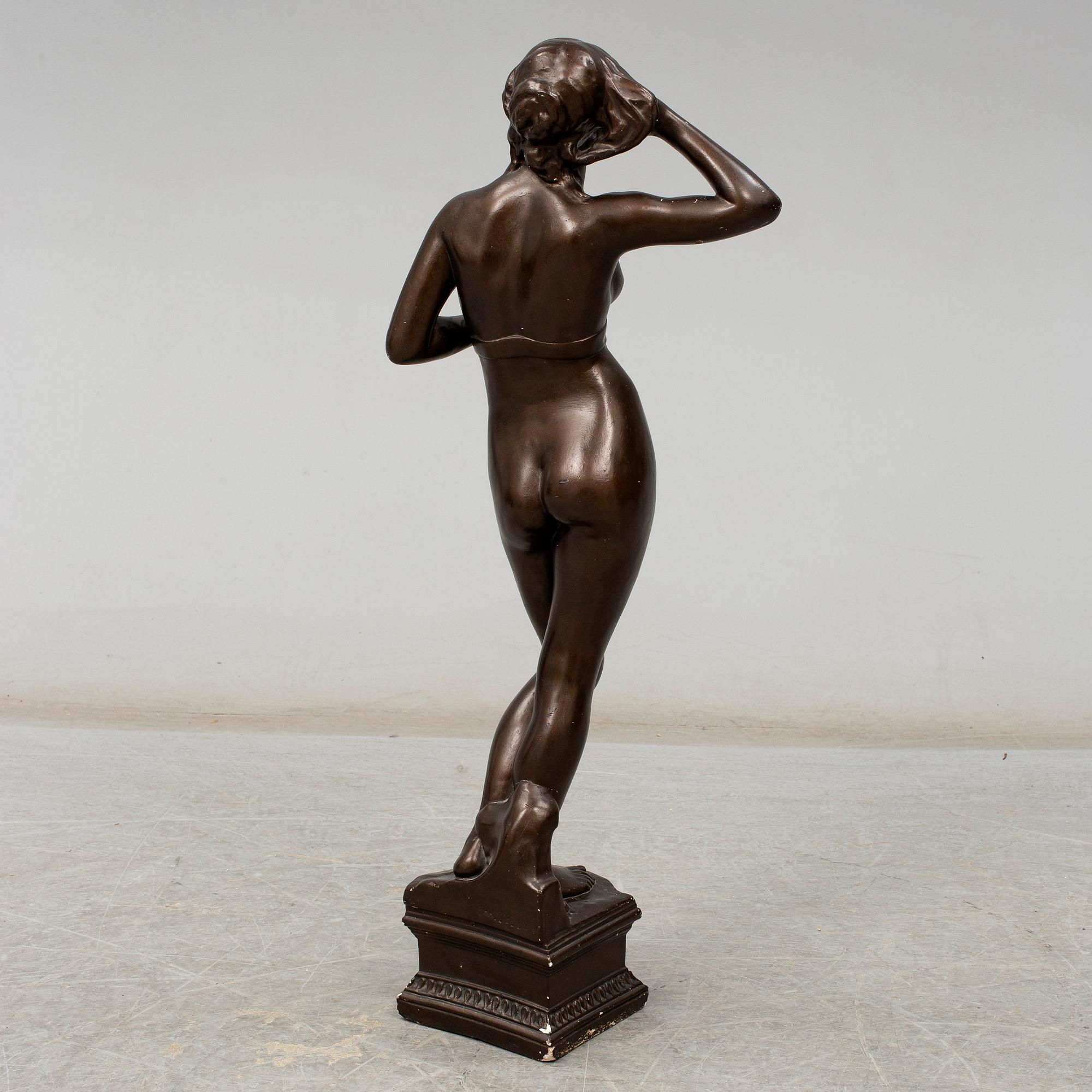 PER HASSELBERG, after. A plaster sculpture, ca 1900.