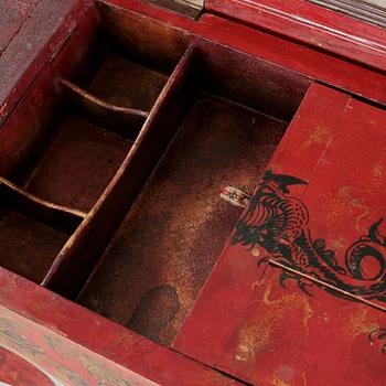 A rococo style makeup table, 20th century.