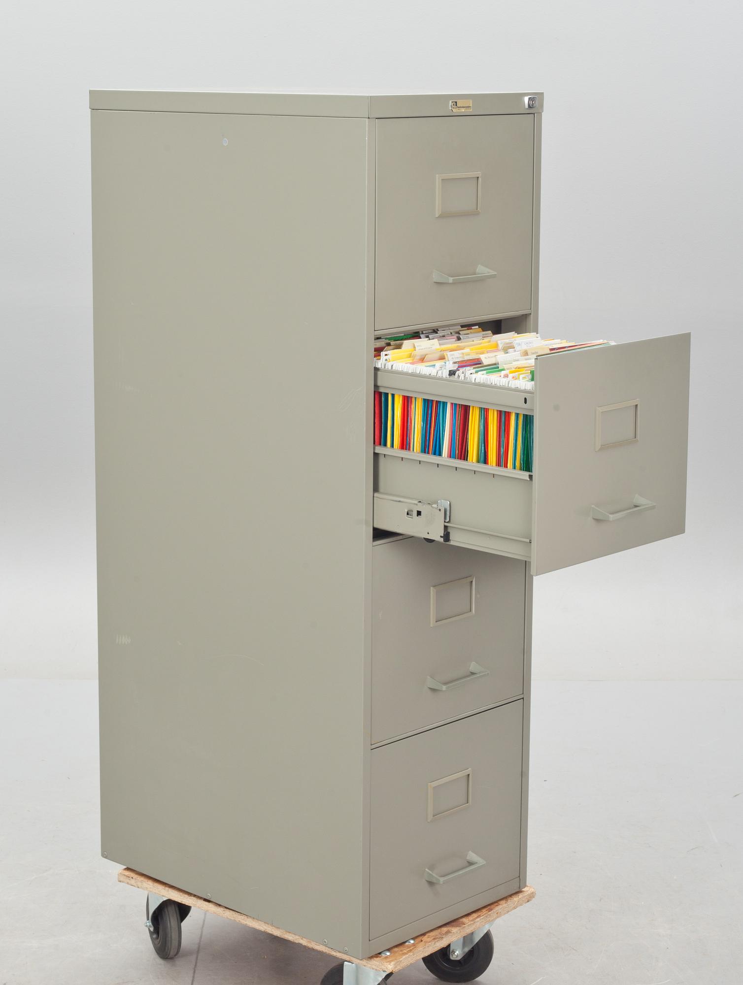 ARKIVSKÅP, 1900-talets senare hälft.