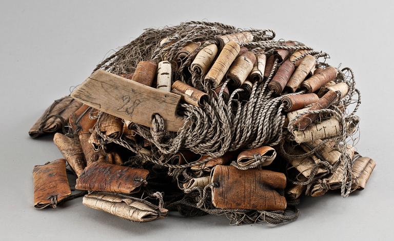 FISKENÄT, 3 st, omkring 1900.