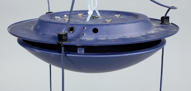 TAKLAMPA, "Aurora", Perry King & Santiago Miranda för Arteluce, formgiven 1982. Höjd ca 106 cm.