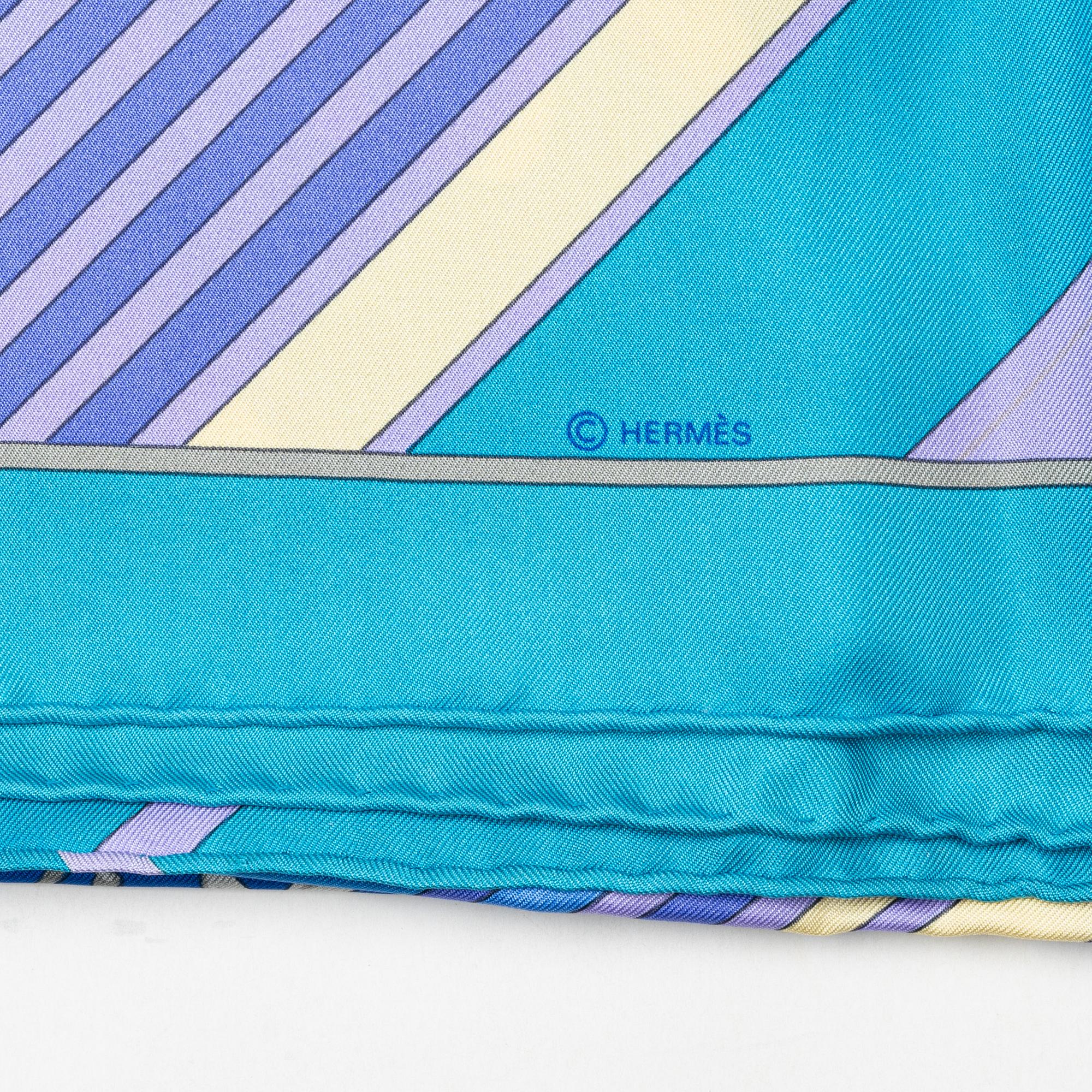 Hermès, scarf, "Les Courses".