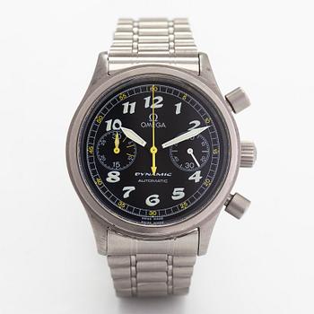 Omega, Dynamic, chronograph, wristwatch, 38 mm.