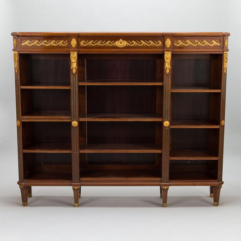 A 20th-century Louis XVI style bookcase.