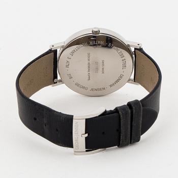 GEORG JENSEN, wristwatch, design Henning Koppel, 38 mm,
