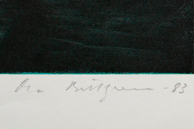 Ola Billgren, color lithograph, signed -83 EA.