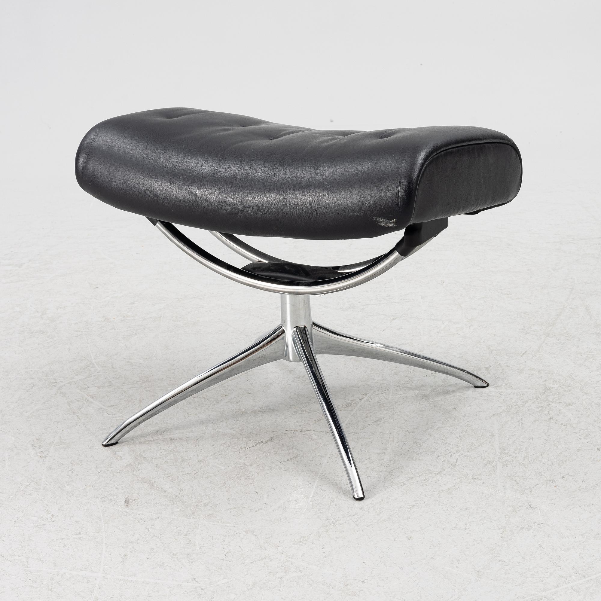 Footstool, Norway, late 20th century.