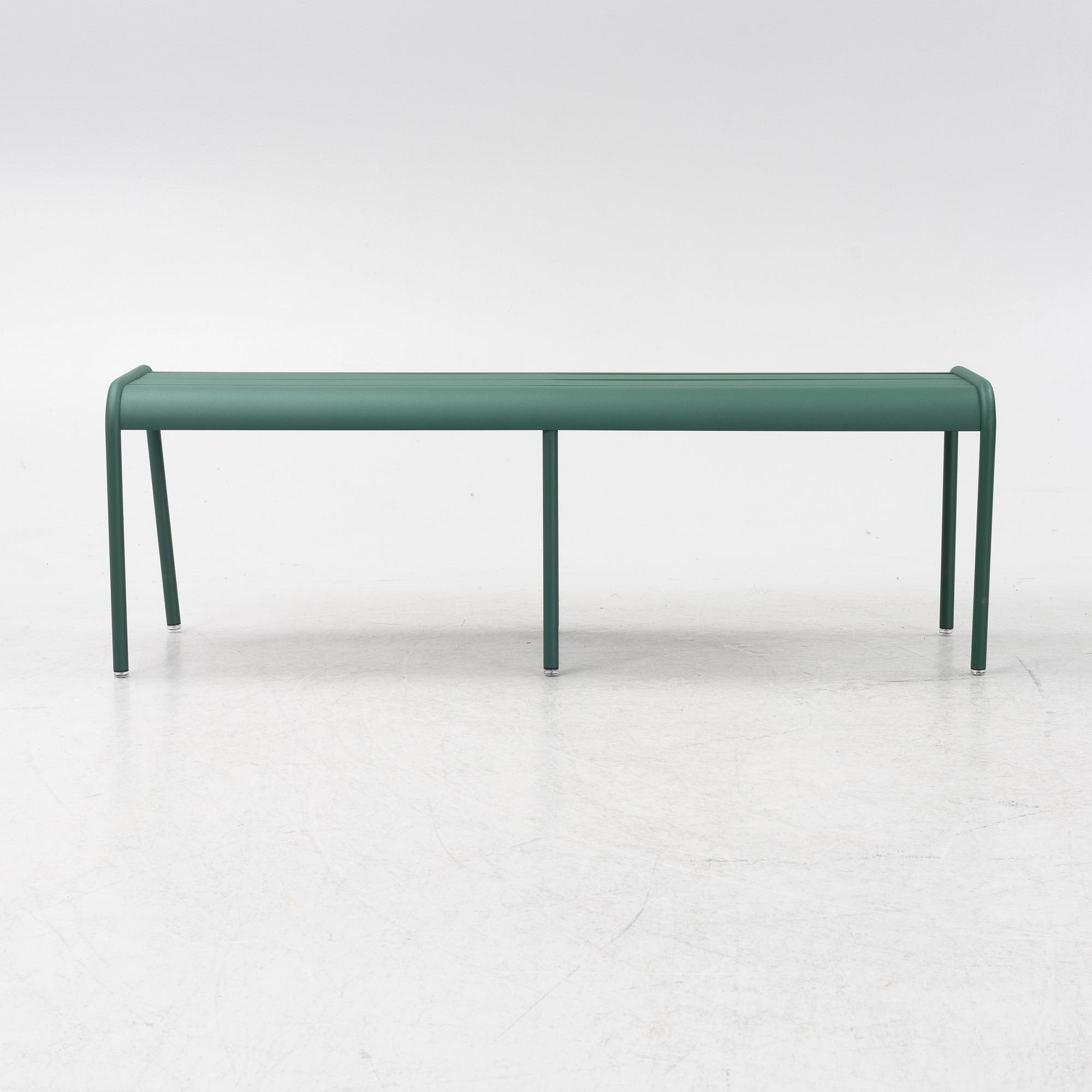 A 'Luxembourg' bench, Fermob.