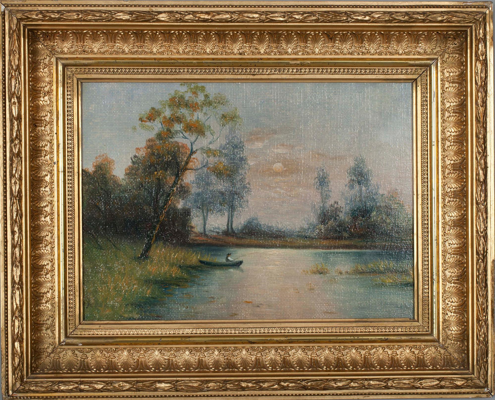 FRANS MAEXMONTAN, öljy, kangas pingotettu levylle, epäselvä sign, 1800-luvun loppupuoli.