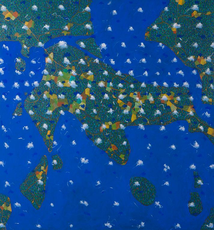 KRISTIAN KROKFORS, oil on canvas, signed and dated -90.