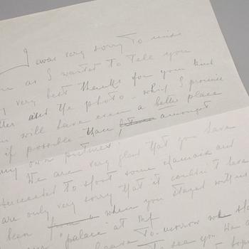 KUNGLIGA BREV, 2 st, Arvprins Gustaf Adolf av Sverige resp Prins Gottfried Hohenlohe-Schillingsfürst. Dec 1930.