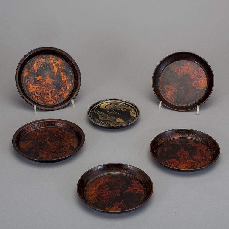 FAT, 6 st, lack, Kina, sen Qingdynasti, 1800-tal.