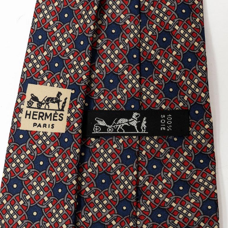 Hermès, ties, 3 pcs.